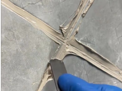 聚脲美縫劑施工最常見的6大問題及解決方法，塌陷、不干、起泡、塌陷......